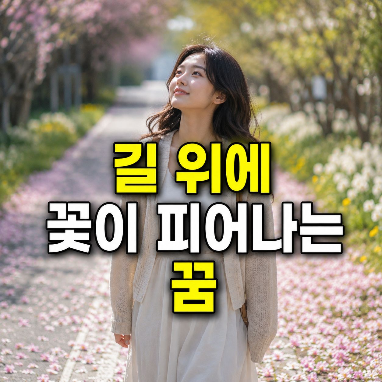 길 위에 꽃이 피어나는 꿈