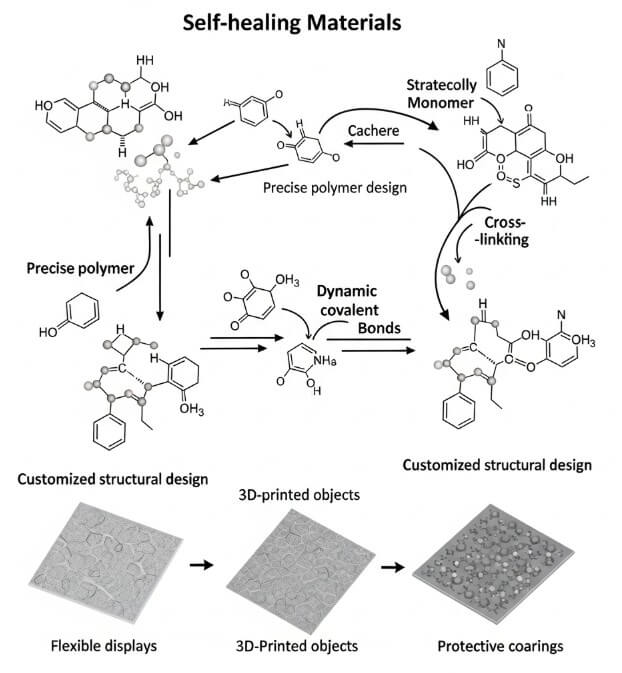자기치유물질의 화학적 메커니즘