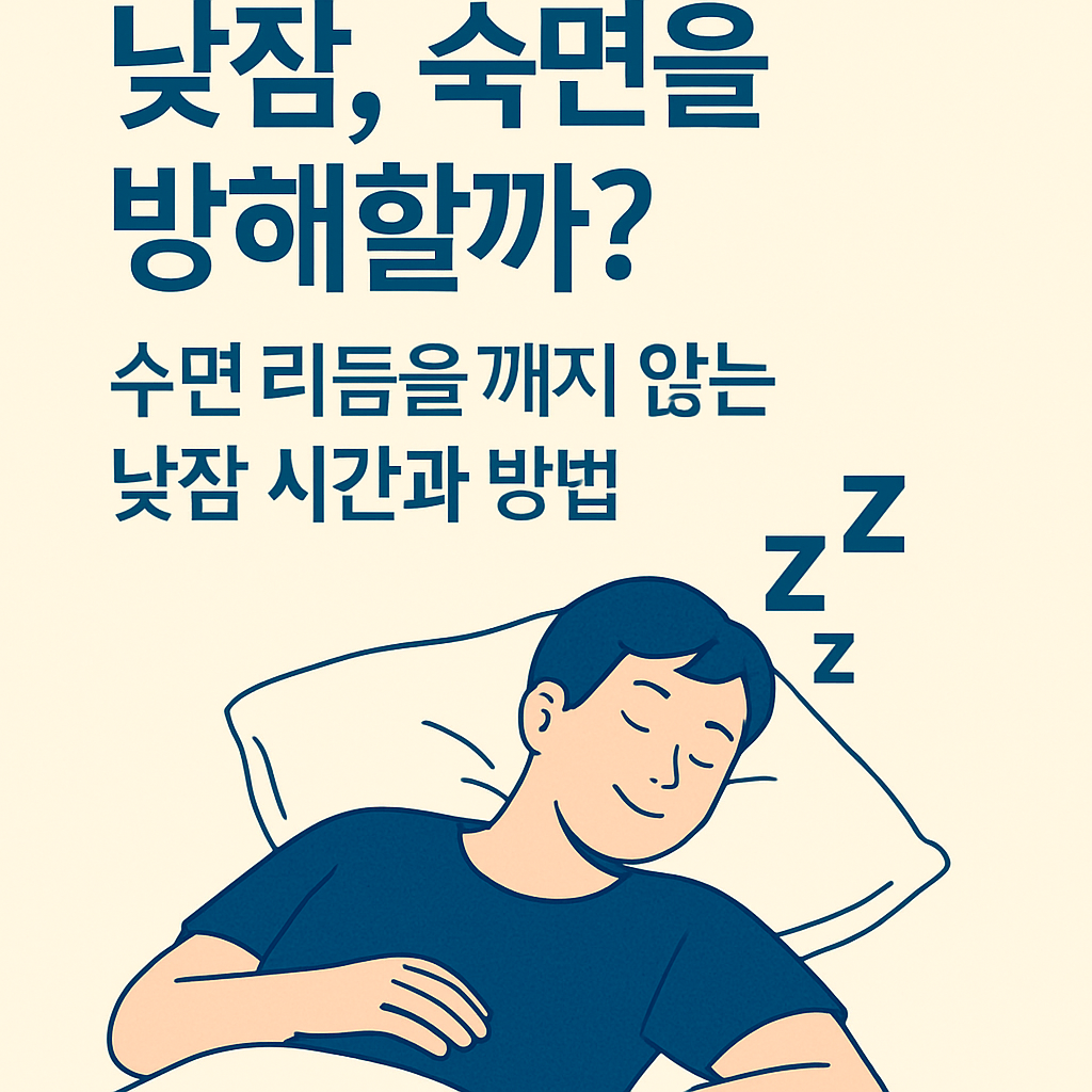 낮잠, 숙면을 방해할까? 수면 리듬을 깨지 않는 낮잠 시간과 방법