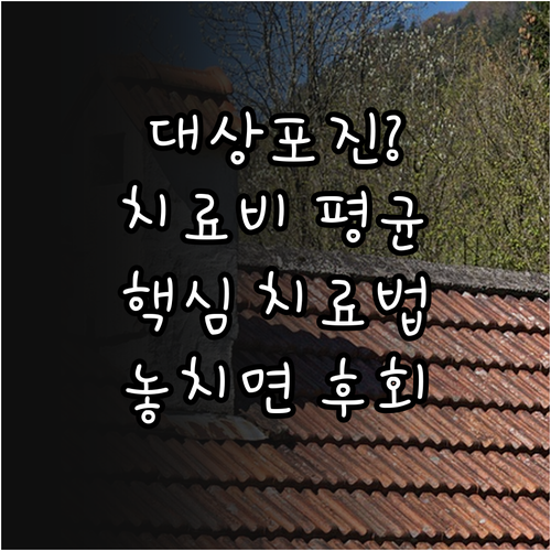 대상포진 증상별 치료비 평균 수준과 ..