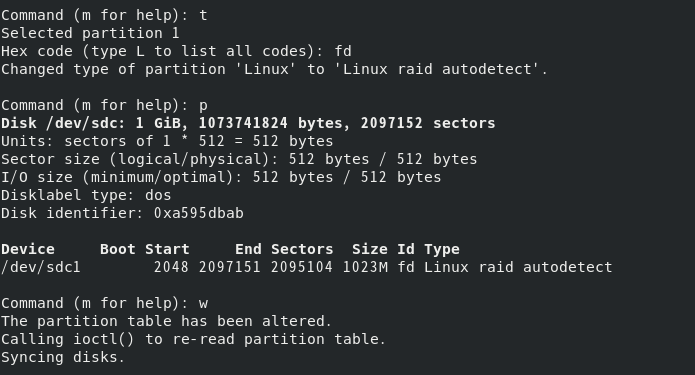 파티션 타입 변경 옵션