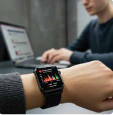 바이오센서를 통한 스트레스 지수 측정