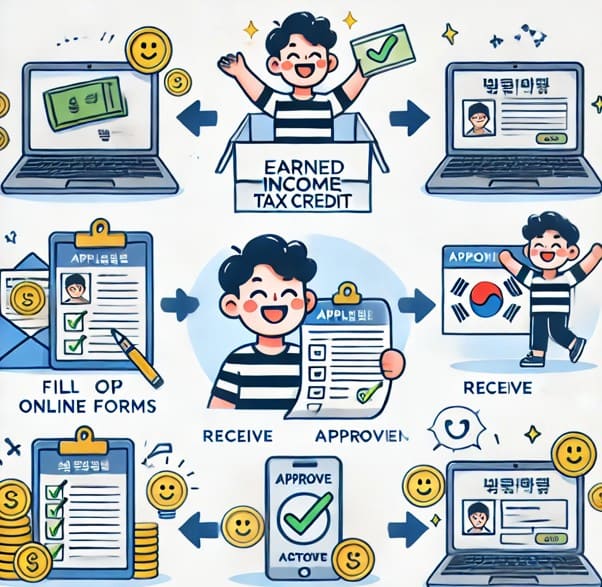 세금환급받고좋아하는남자캐릭터사진