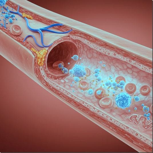 타목시펜 효능 콜레스테롤 저하, 혈관 이미지