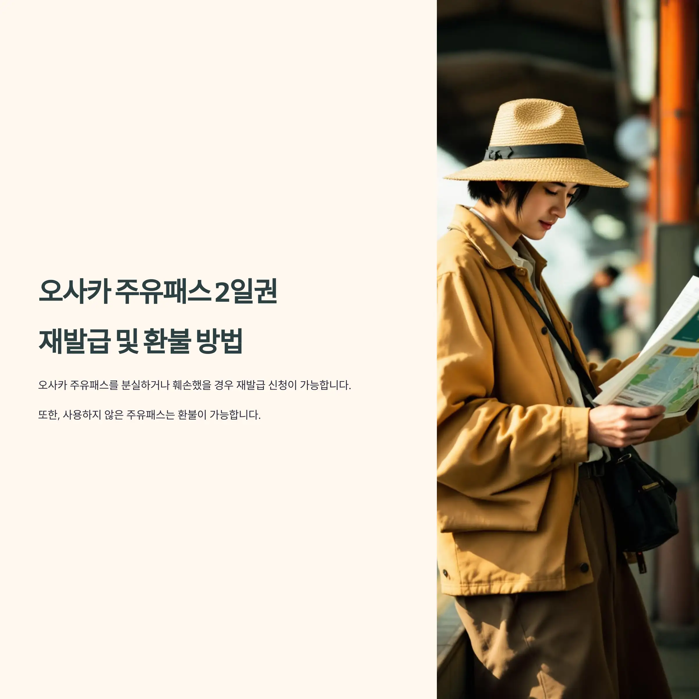 오사카 주유패스 2일권 환불 방법