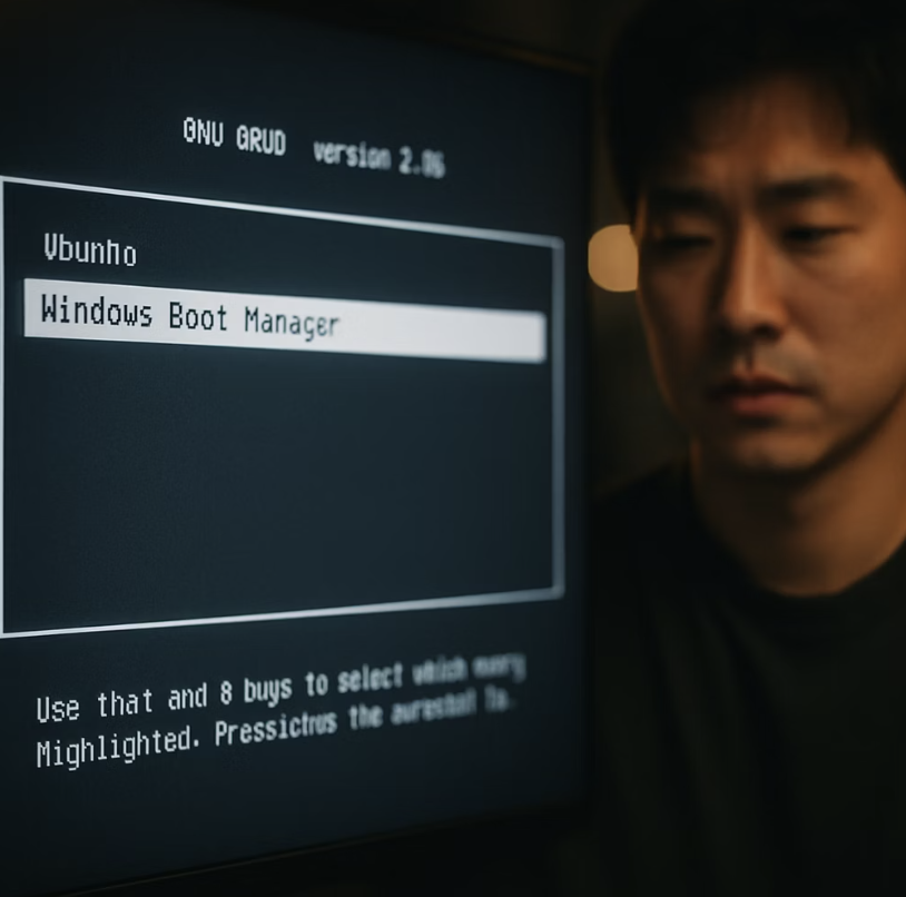 두 개의 세상을 여는 선택의 문, GRUB