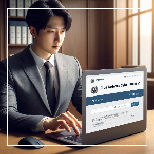디지털 민방위교육 신청하기