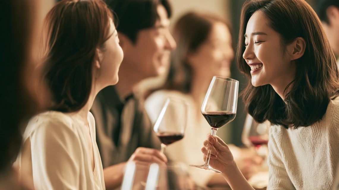 와인 맛을 편하게 표현하는 참석자