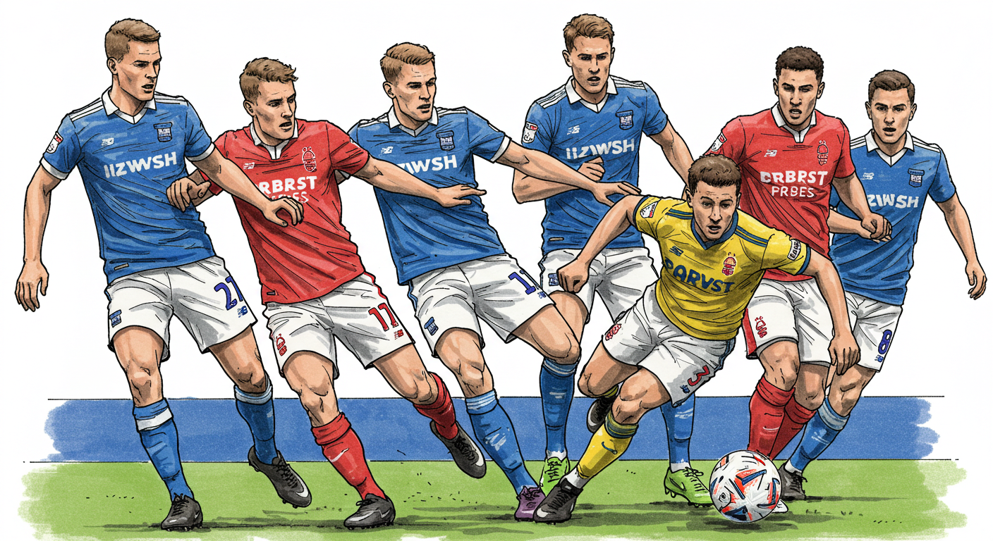 입스위치 대 노팅엄 포레스트의 격돌