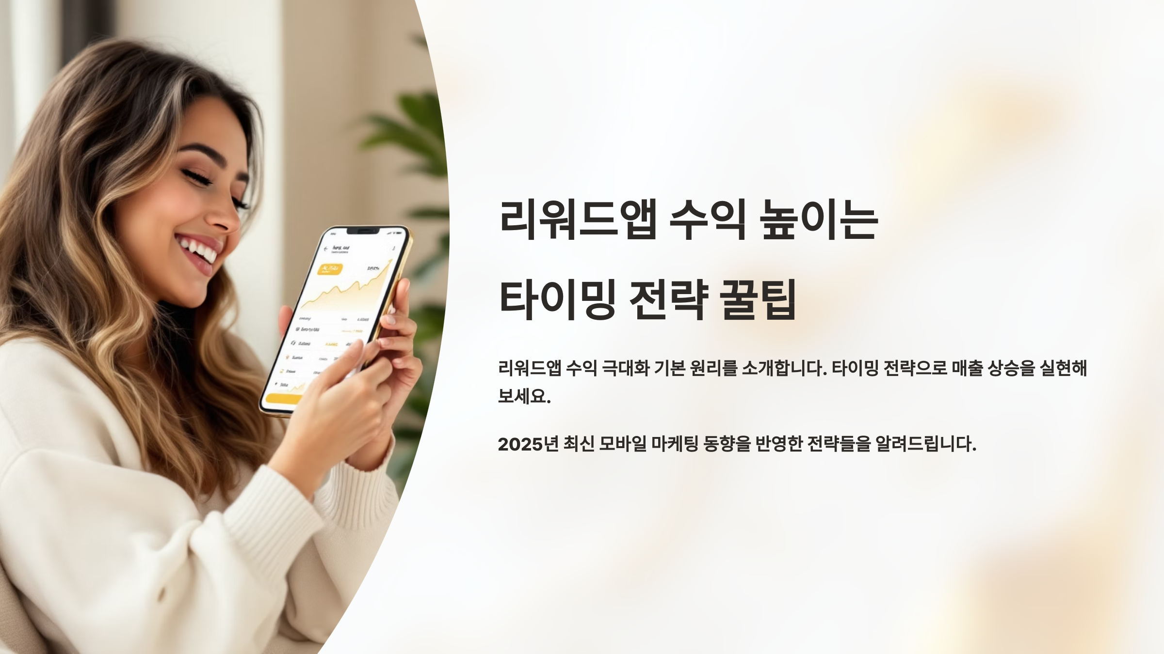 리워드앱 수익 높이는 타이밍 전략 꿀팁
