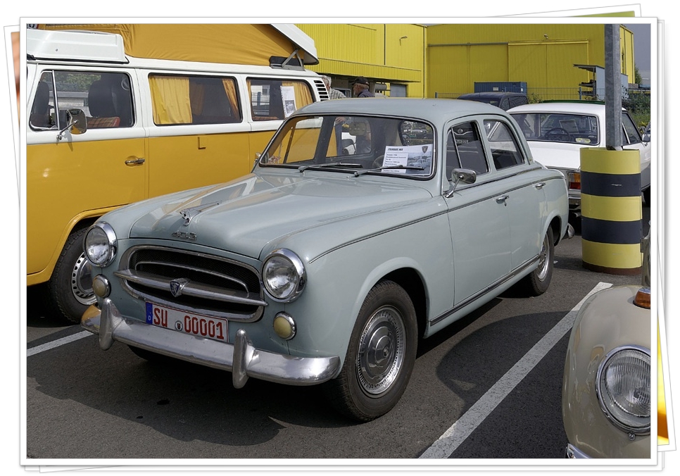 피닌파리나가 디자인한 푸조 403 클래식 세단