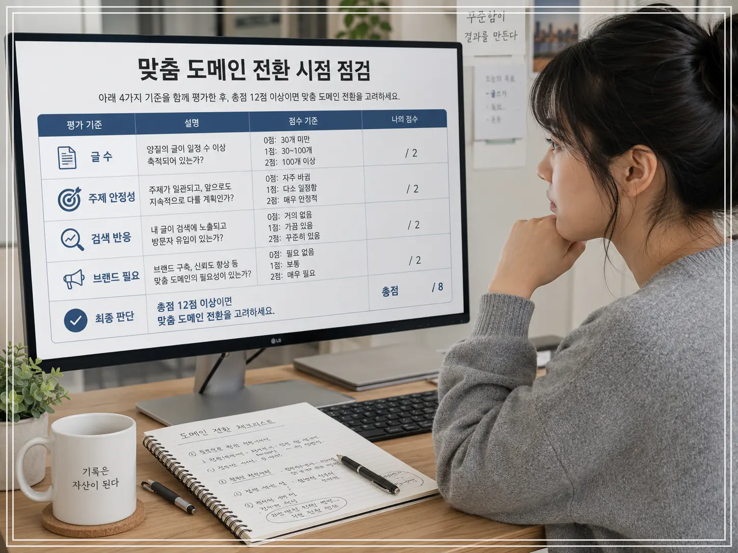 도메인 전환 시점을 글 수 주제 안정성 검색 반응 브랜드 필요 기준으로 점검하는 표