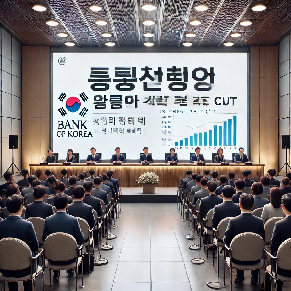 한국은행 금리인하 발표