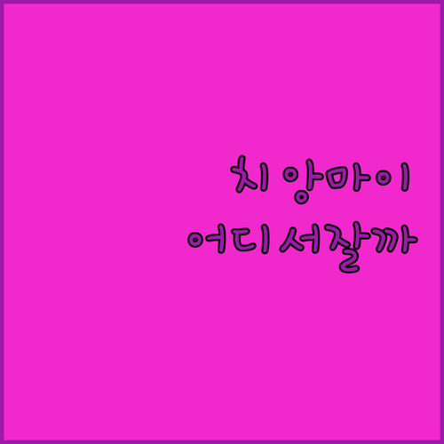 2025년 치앙마이 숙소 고민 끝! ..