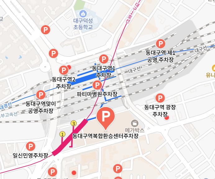 동대구역 주차장 요금 총정리 (무료주차&middot;할인&middot;가장 편한 곳까지)