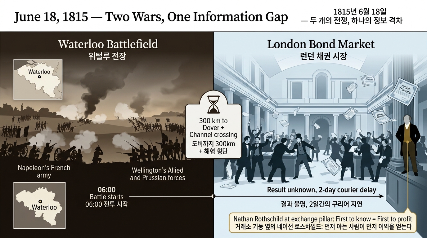 1815년 6월 18일 — 두 개의 전쟁터