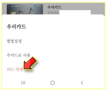 카드삭제-진행