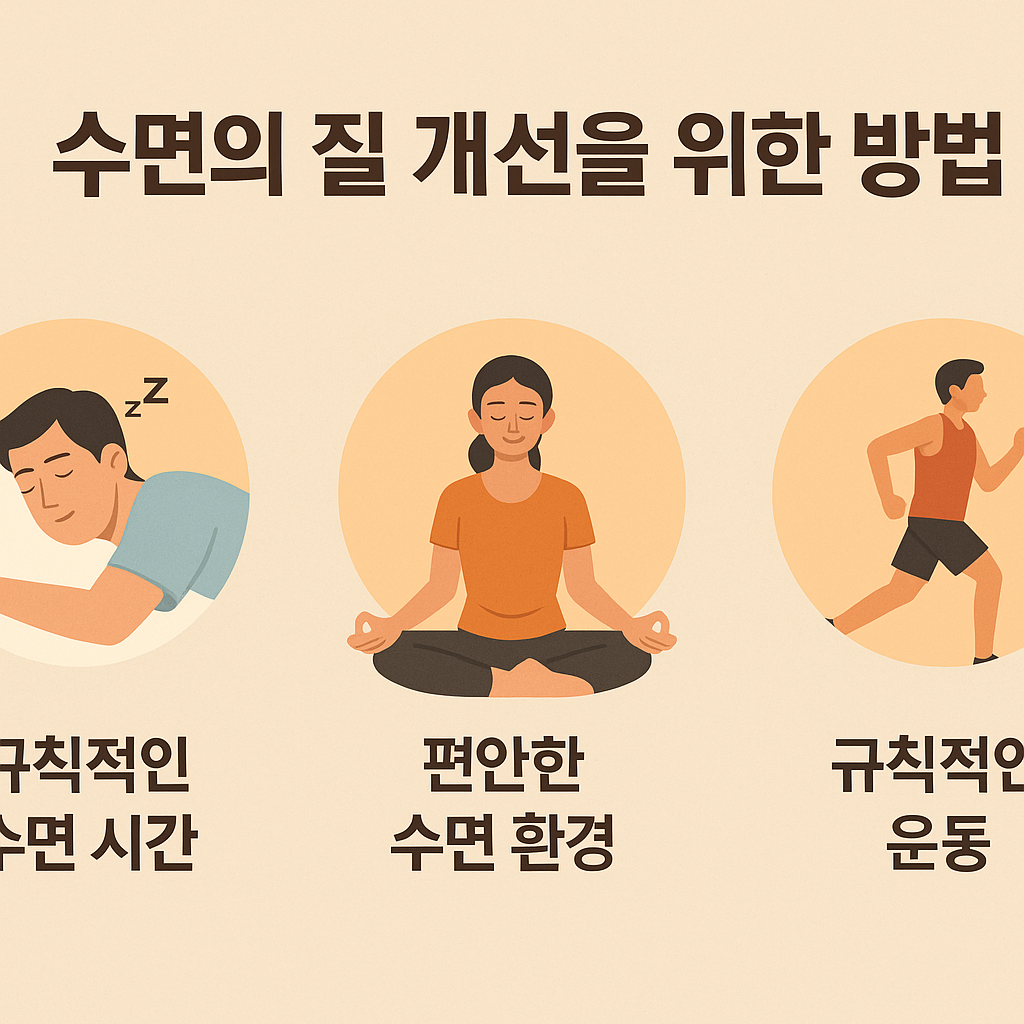수면의 질을 개선하는 방법