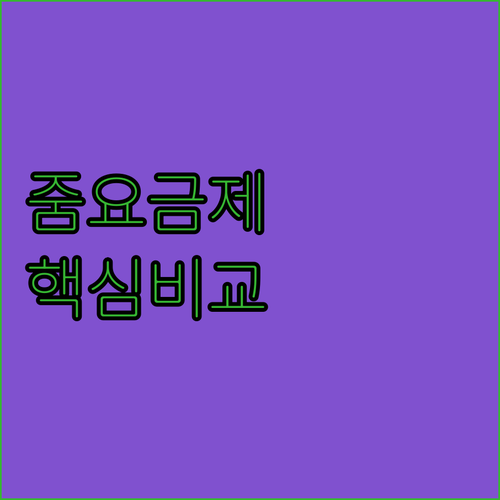 줌 요금제 별 기능과 가격 비교표로 ..