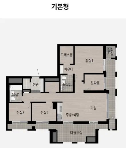 104㎡C-평면도-기본형-사진