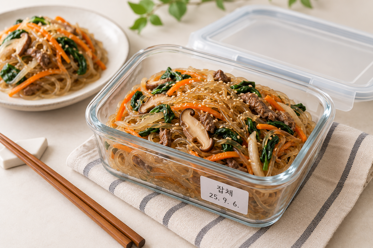 잡채 냉동보관 해도 될까? 보관기간&middot;해동 후 맛있게 먹는 방법