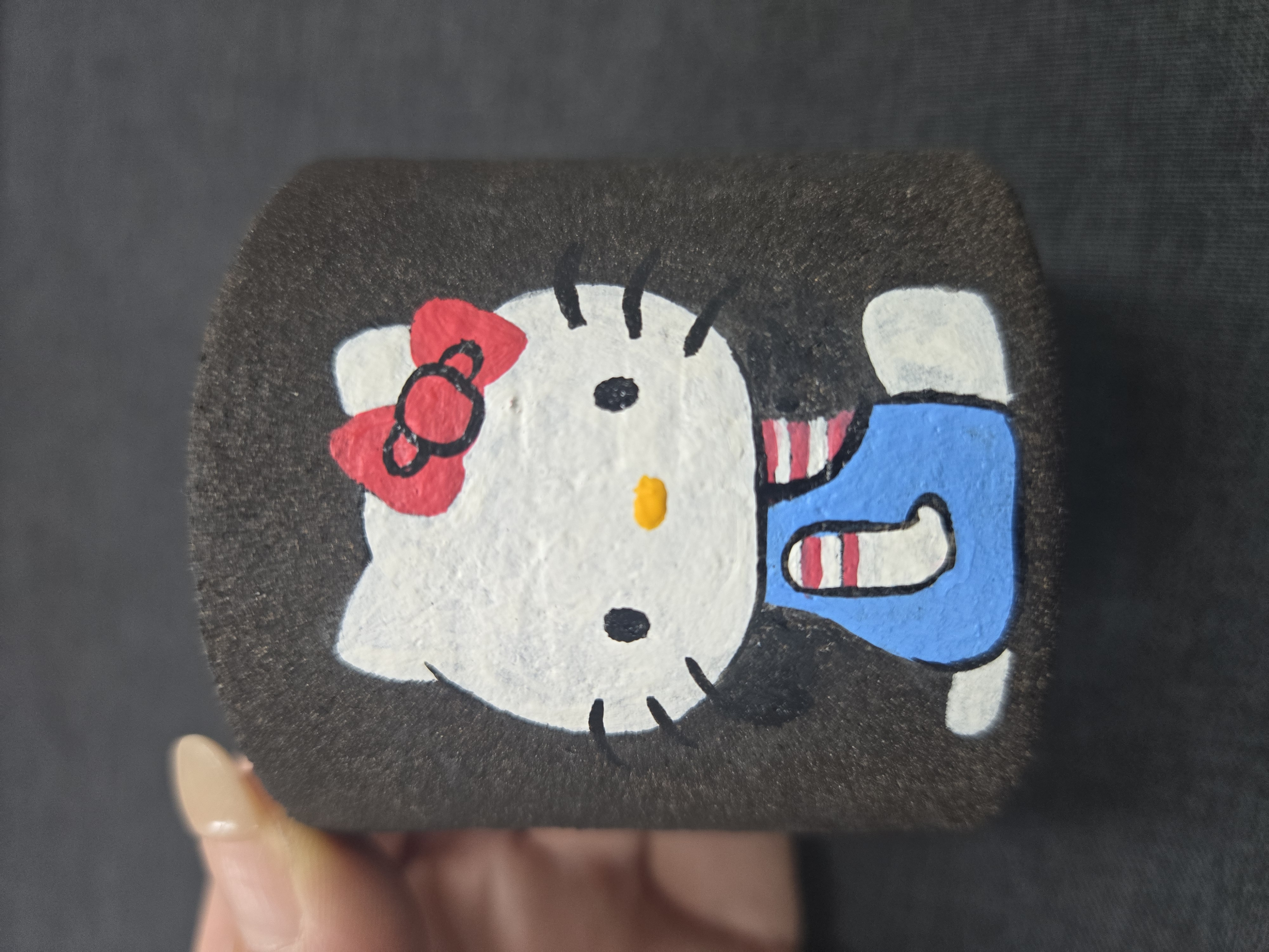 커피박 향초 그림&amp;#44; 키티