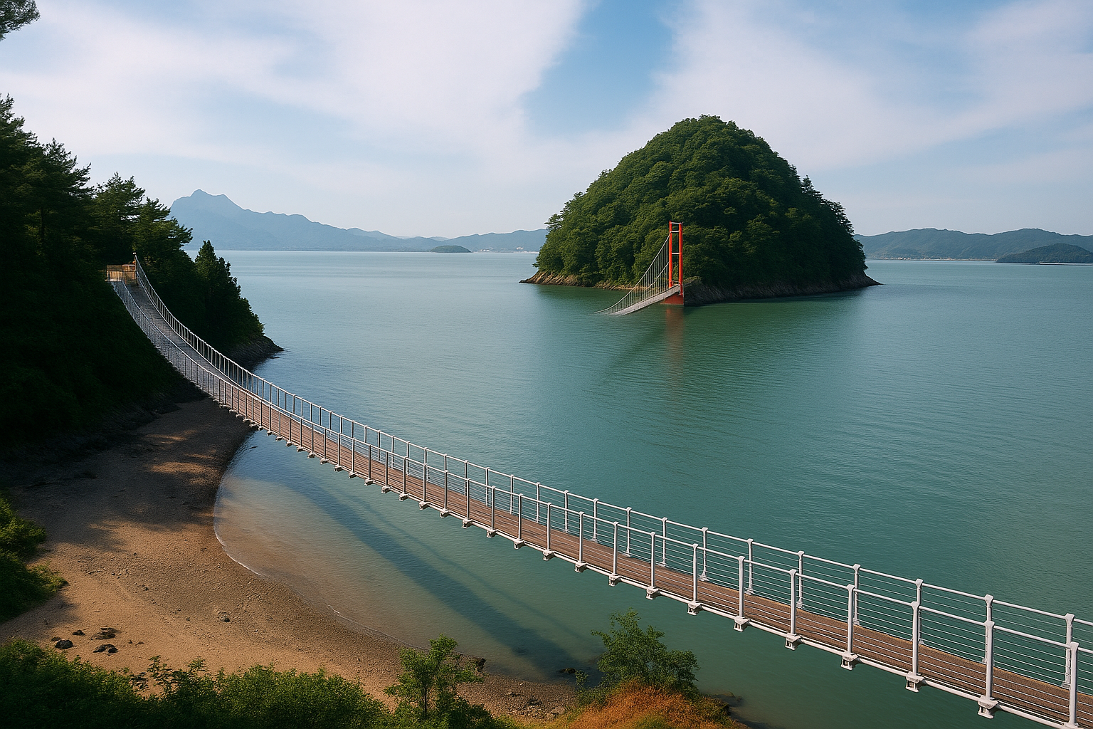 강진 가우도 출렁다리 사진