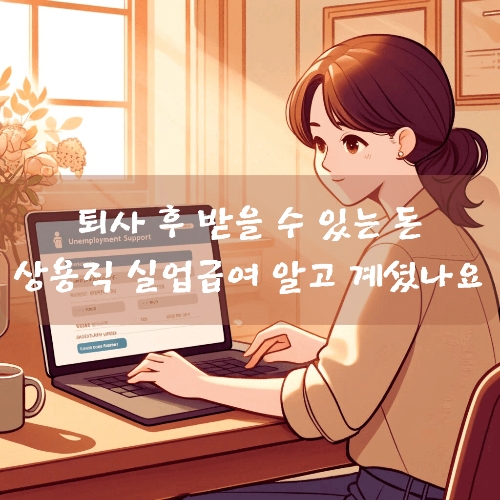 퇴사 후 받을 수 있는 돈, 상용직 실업급여 알고 계셨나요
