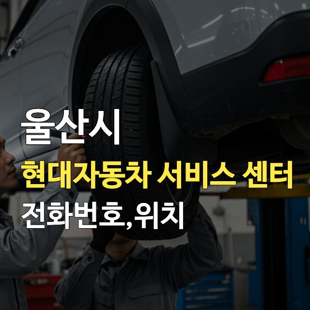 울산시 현대자동차 서비스 센터