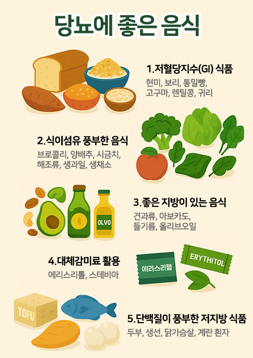 당뇨에 좋은 음식 나쁜 음식