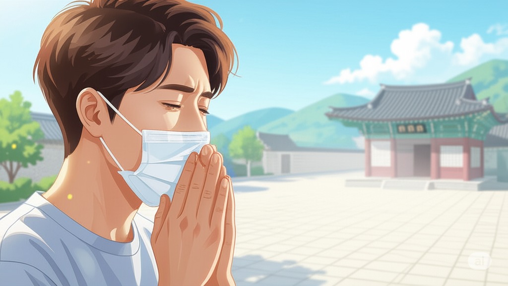 노란색 가래 관리