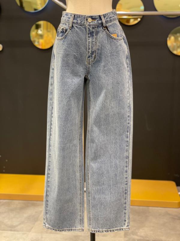 에고이스트 PLAY 와이드일자핏 데님 팬츠 EL3PPD83