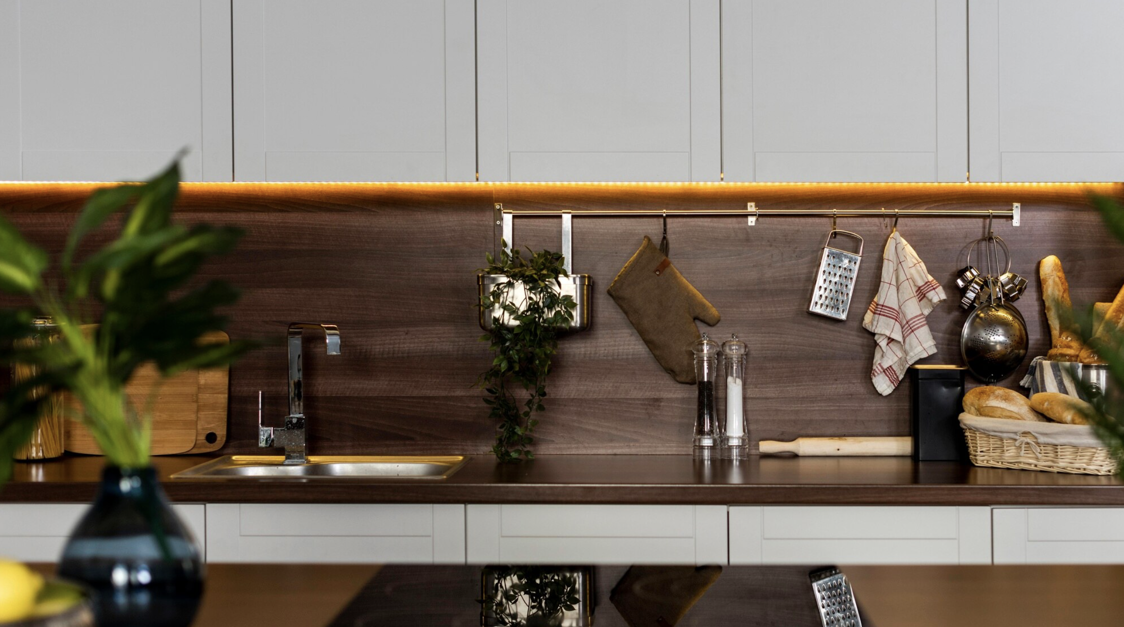 좁은 주방 인테리어의 핵심은 ‘정리’