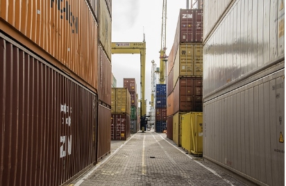 북극항로- 대형 컨테이너 사진