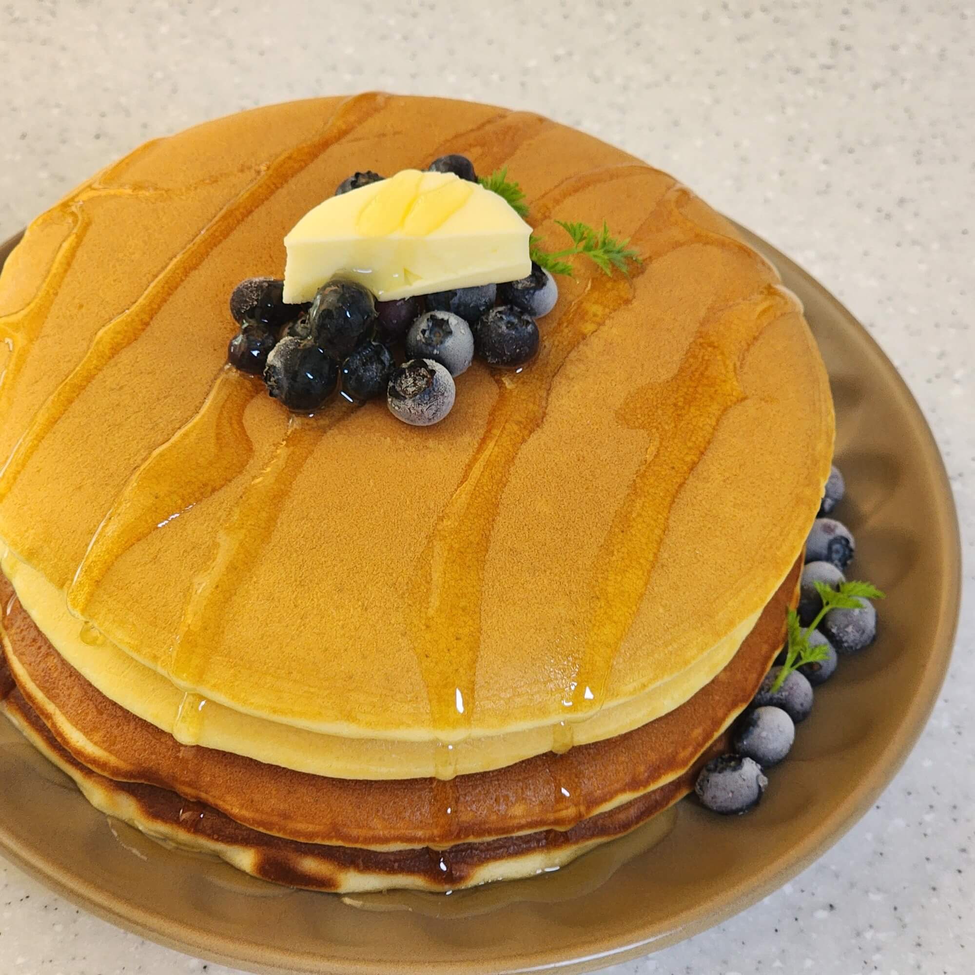 팬케이크 플레이팅