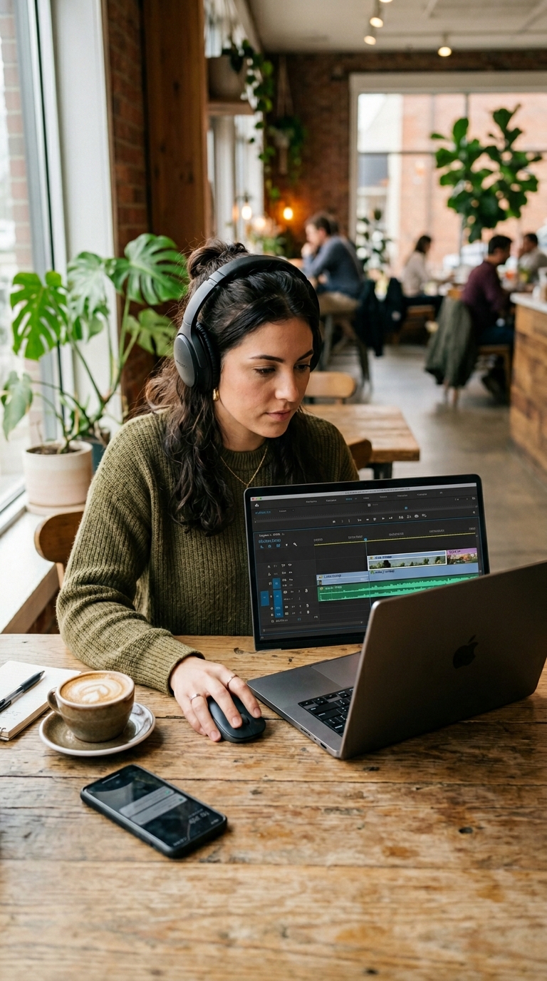 Promptify로 만든 고품질 트랙은 유튜버나 온라인 클래스 크리에이터의 상업적 배경음악으로 활용될 수 있다.