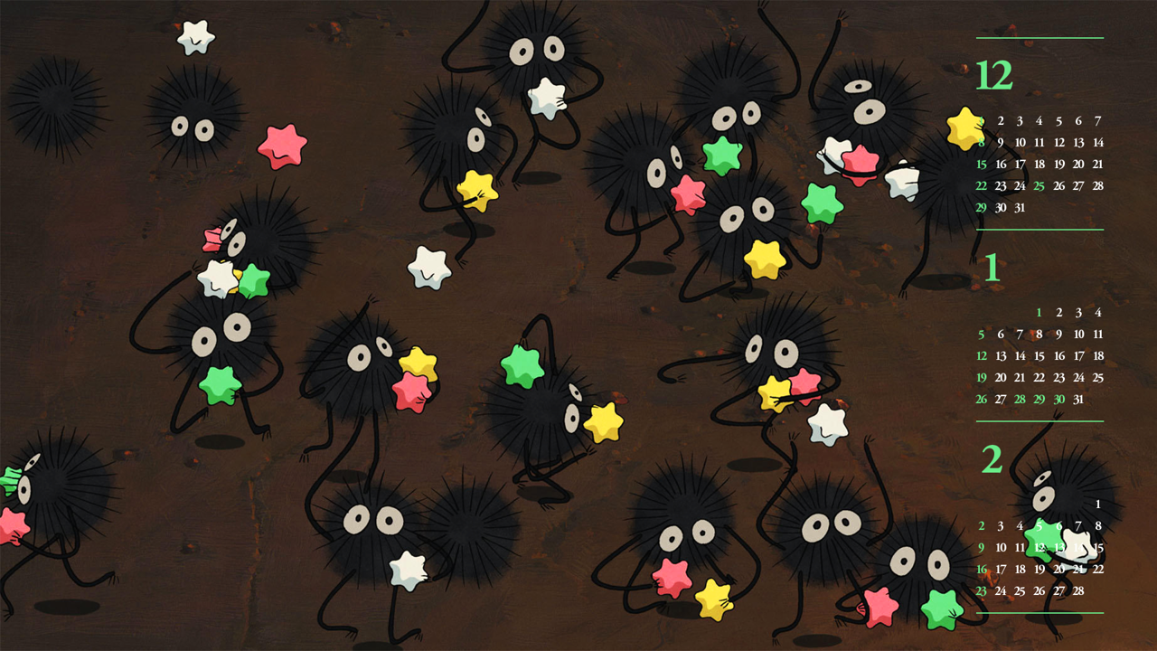 10 숯검댕이 B - 2025년1월 노트북배경화면