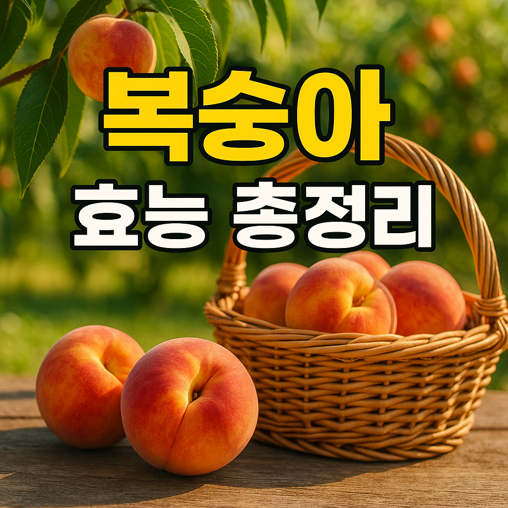 여름 제철 과일 복숭아의 모든 것!
