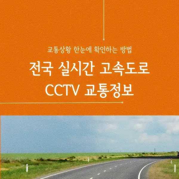 전국 실시간 고속도로 CCTV 교통정보