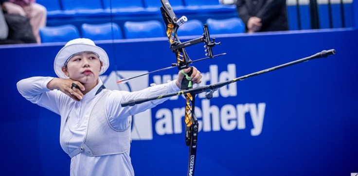 양궁 국가대표 선수 코오롱 모자