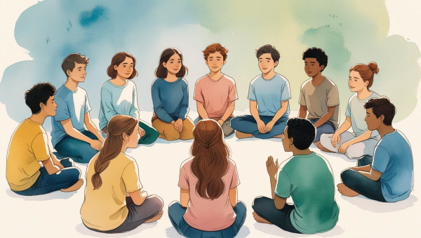 말할 수 있는 공간을 허락해주는 것이, 은둔에서 나오는 첫 걸음이 됩니다에 관한 그림