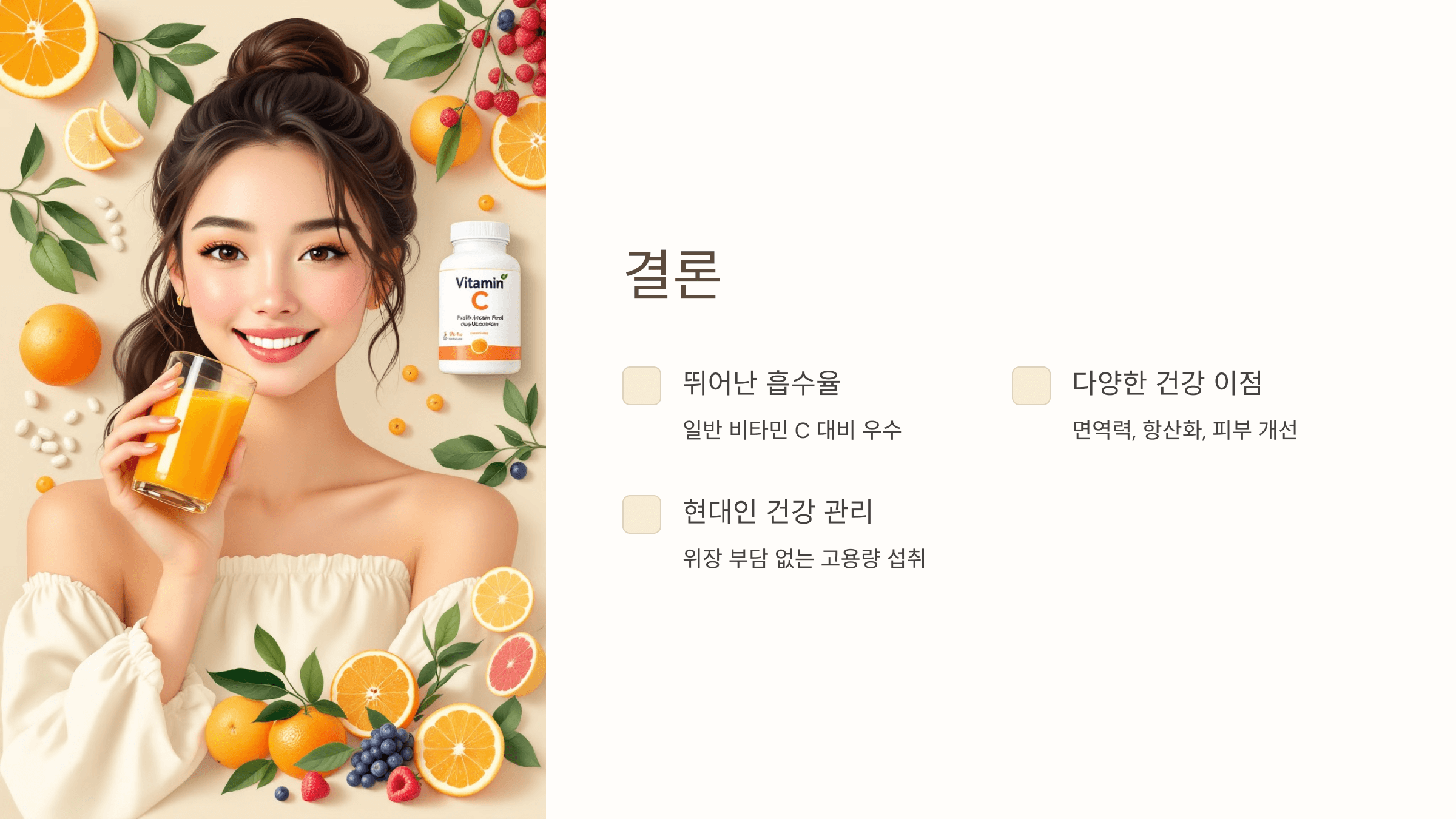 리포좀 비타민C와 관련된 사진입니다.
