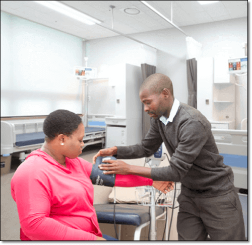 혈압이 높은 여성