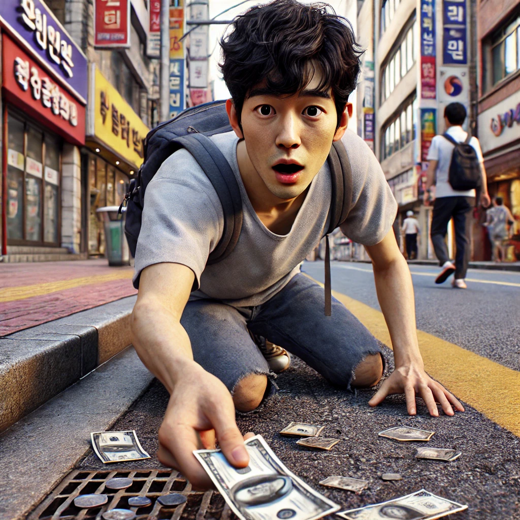 돈 줍는 꿈