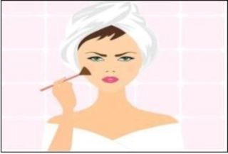 얼굴화장하는꿈