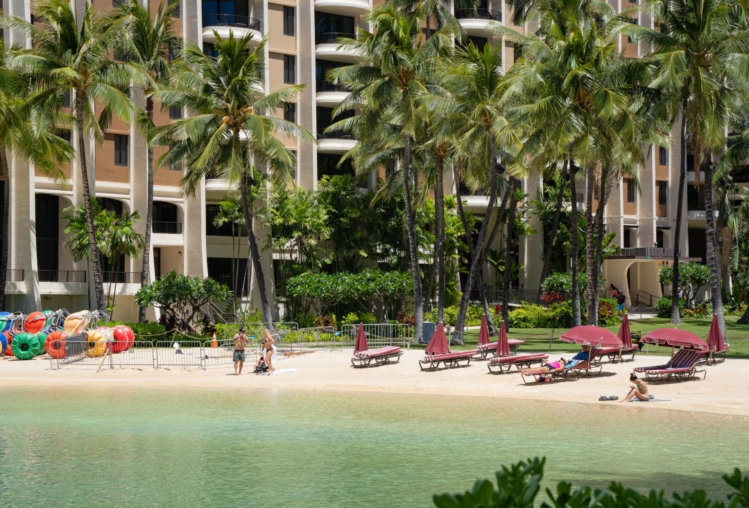 하와이 힐튼 호텔 라군