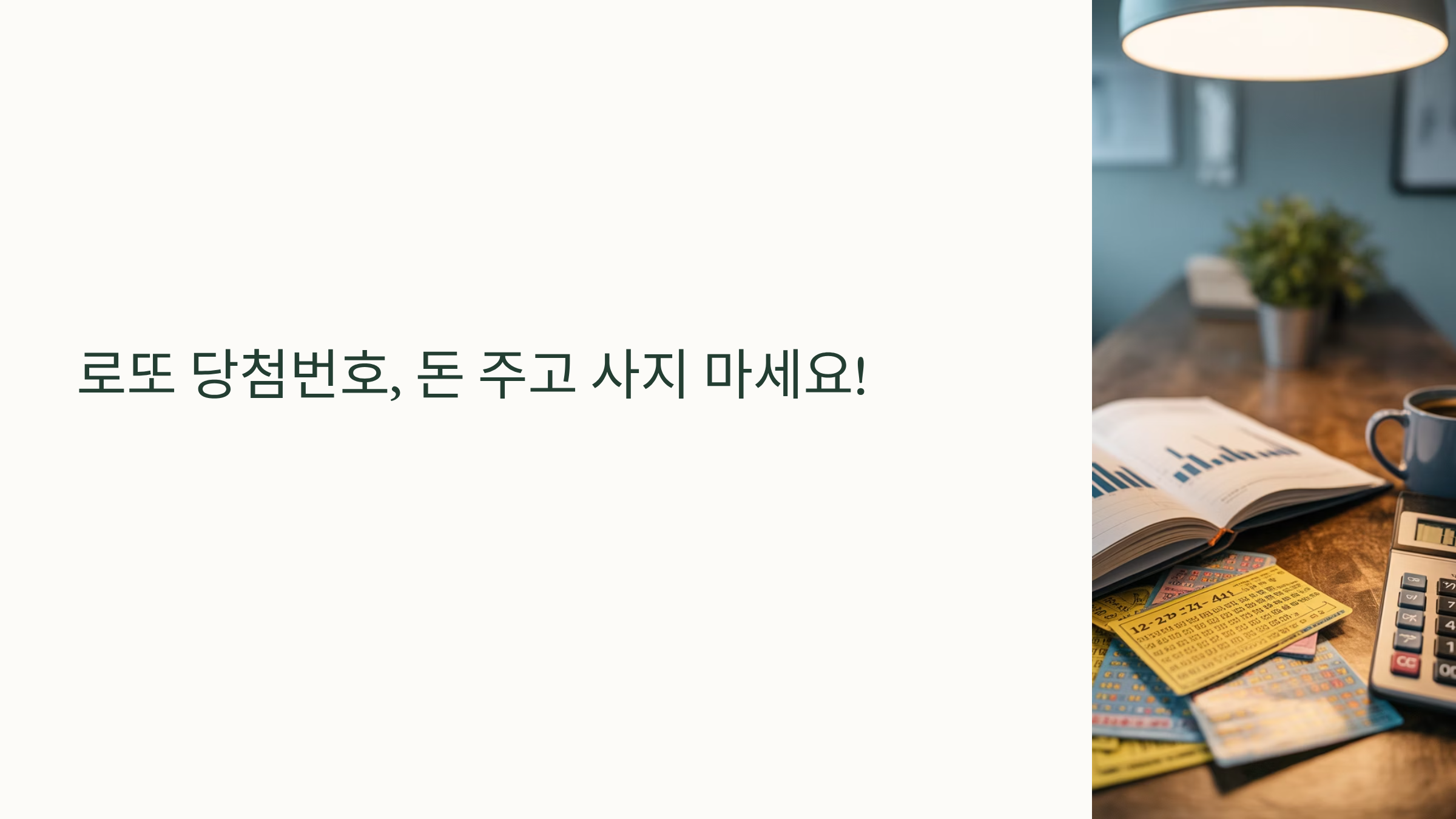 로또 당첨번호 과연 예측이 가능할까