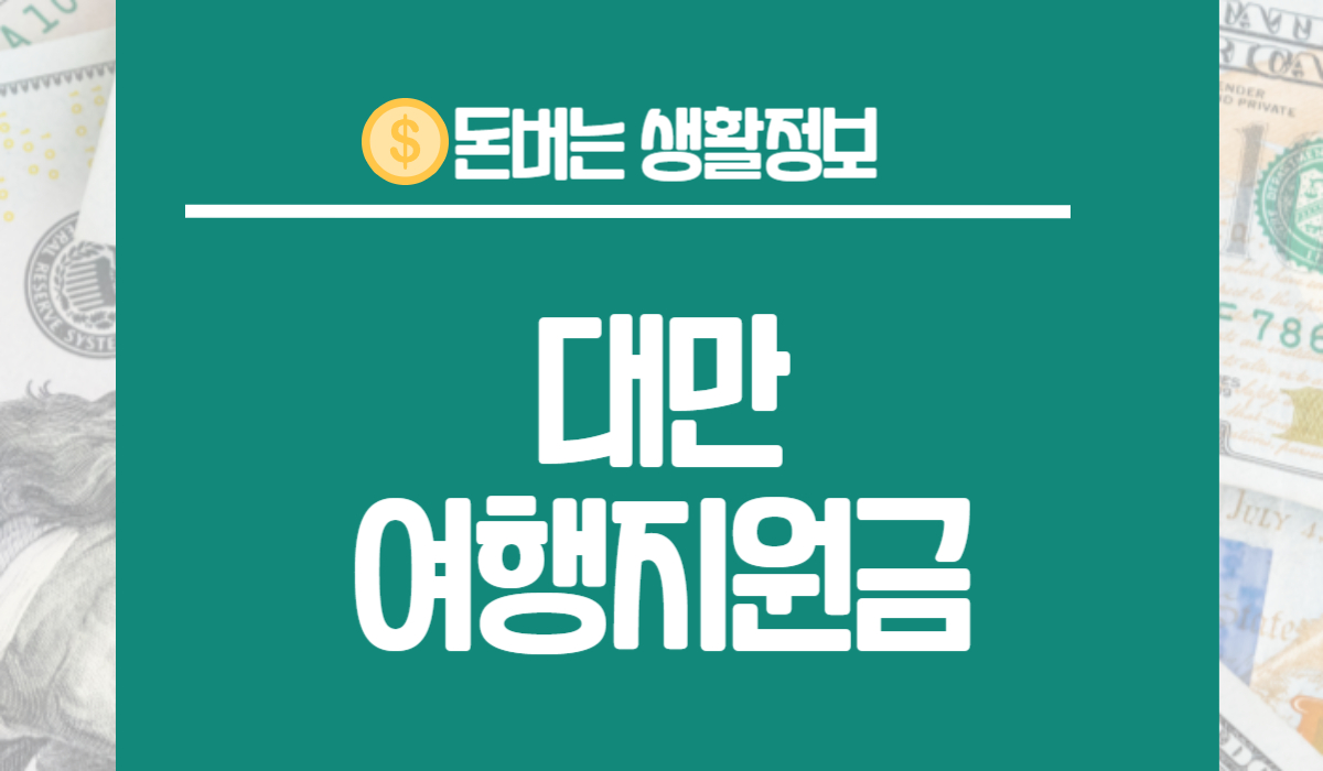 대만 여행지원금