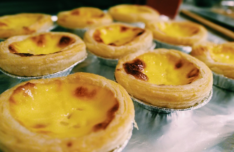 홍콩의 대표 디저트 에그타르트 사진