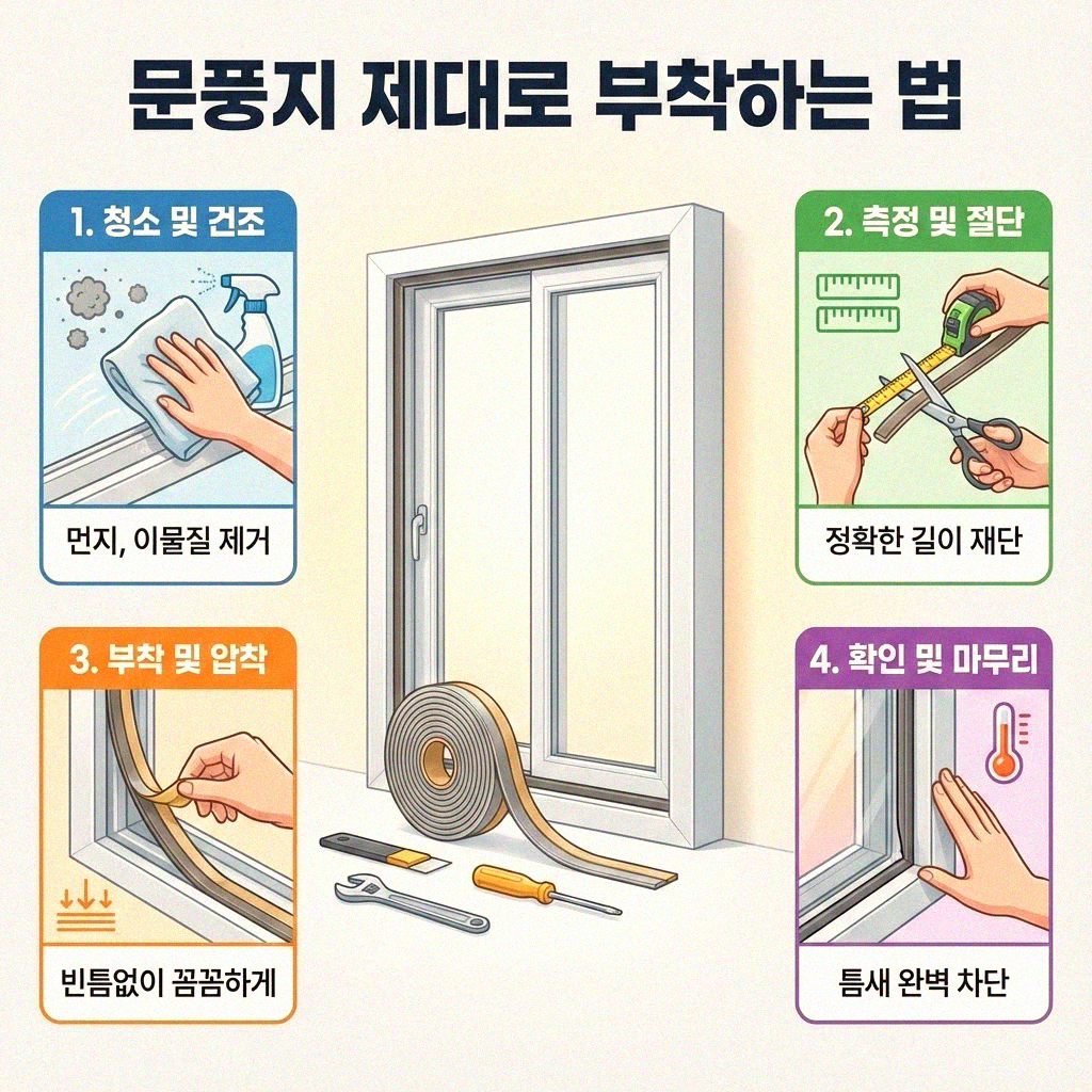 우리 집 단열 책임지는 문풍지 올바른 관리법